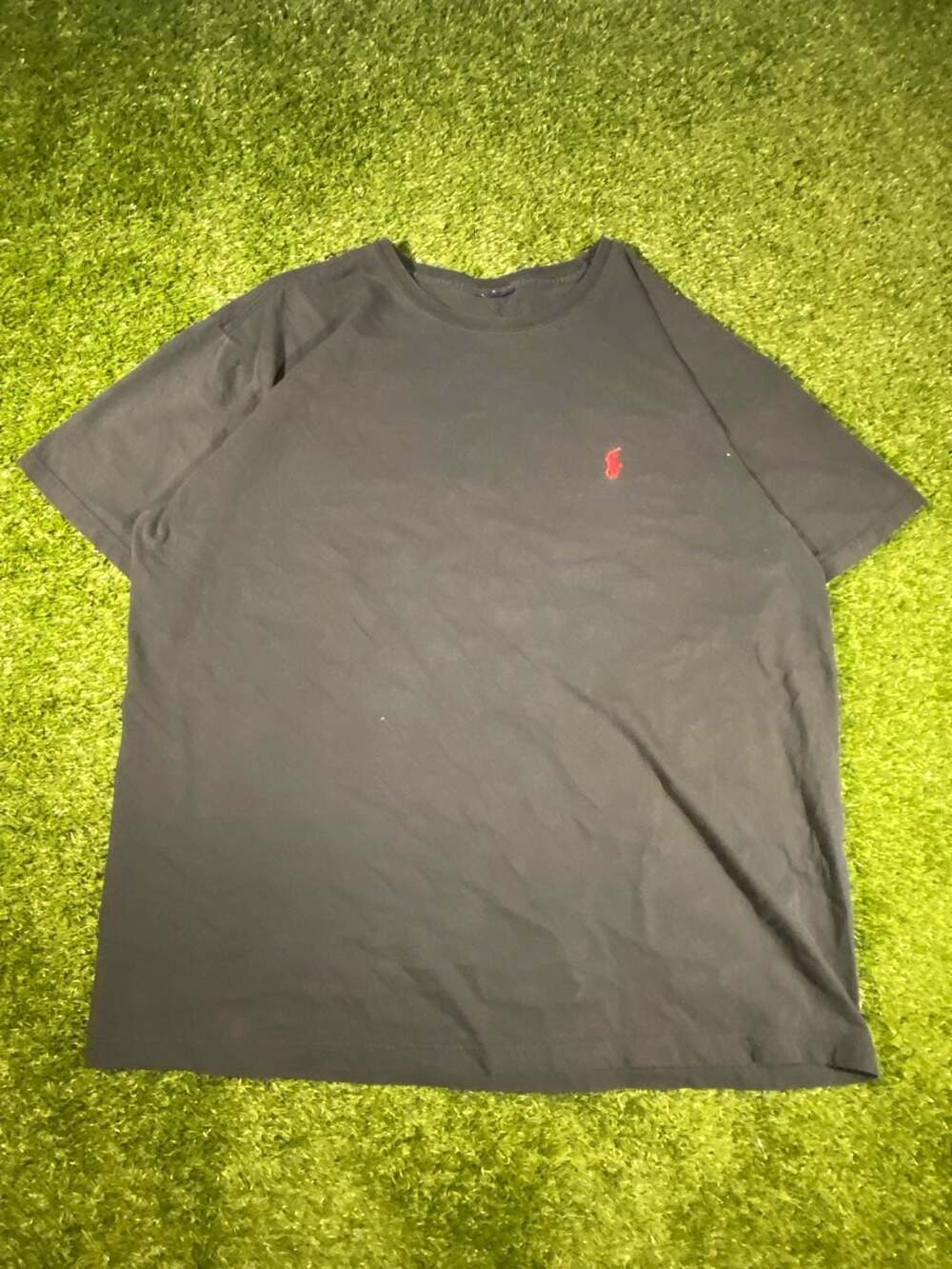Polo Ralph Lauren Classic Fit T-Shirt Black Red Pony Logo